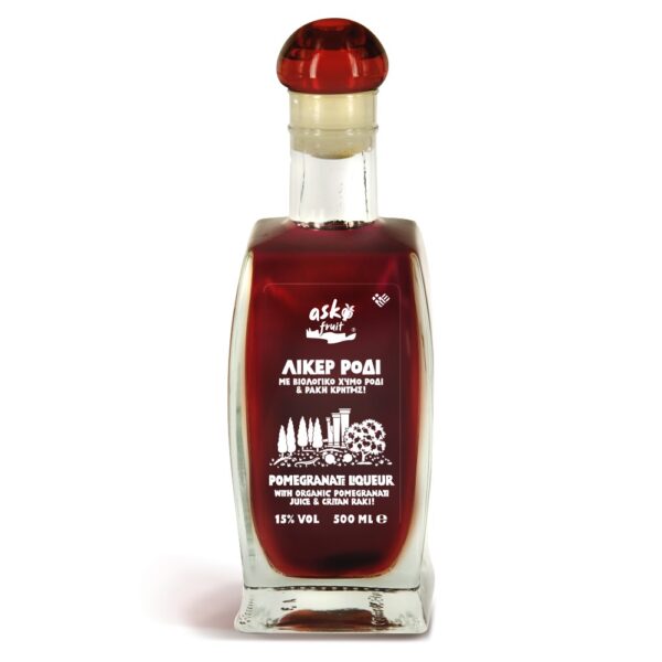 ASKOFRUIT - Λικέρ Ρόδι με Ρακή Κρήτης 200ml