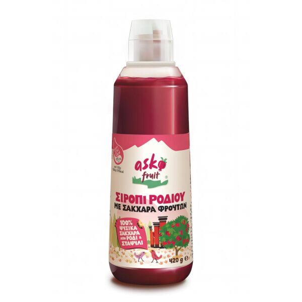 ASKOFRUIT - Σιρόπι Ρoδιού με Σάκχαρα Φρούτων 420gr